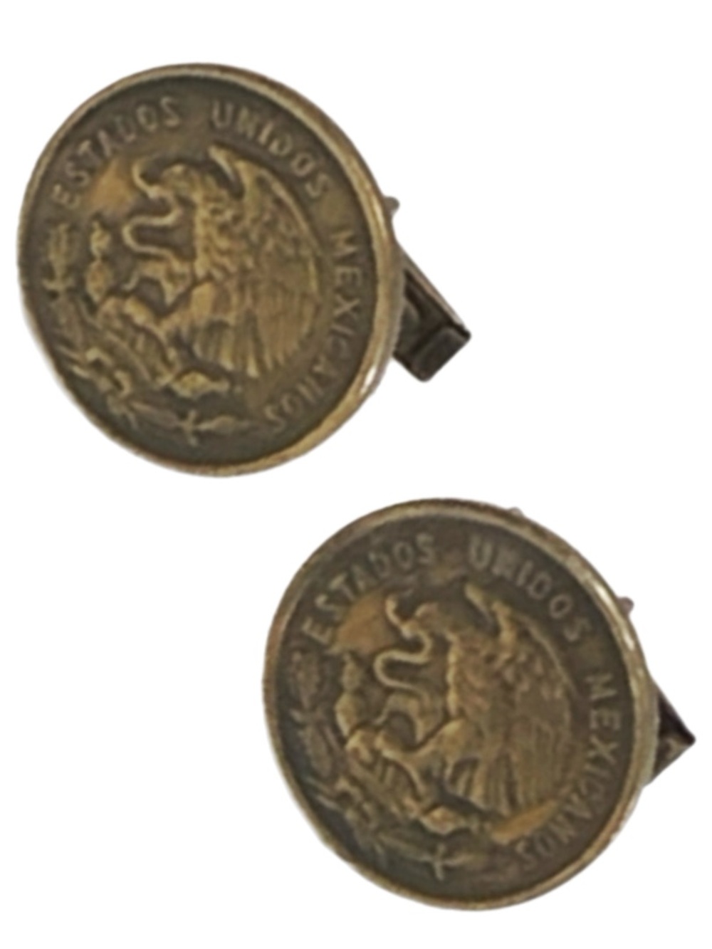 Diez Centavos Vintage Cuff Links
